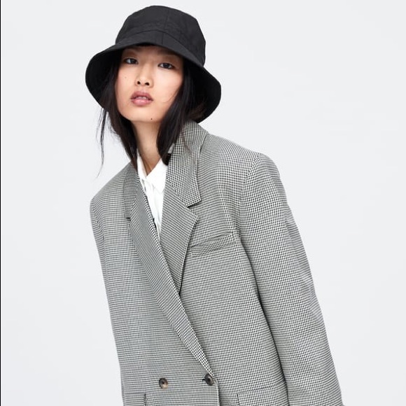 Masculine Fit Check Blazer - Picture 9 of 11